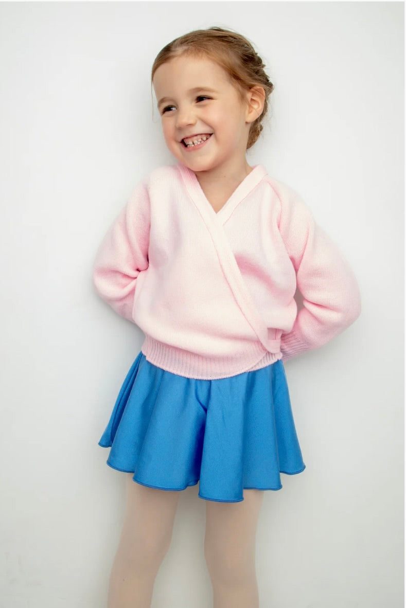 Pink Crossover Cardigan