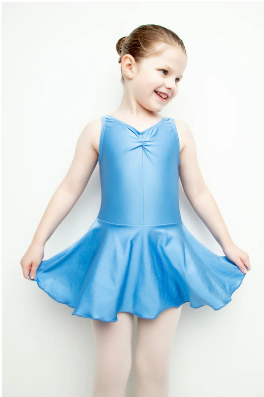 Blue Skirted Leotard